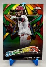 2025 Topps Chrome Logofractor Edition Future Stars Elly De La Cruz #FS-7