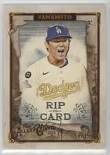 2025 Topps Allen & Ginter Rip Cards Yoshinobu Yamamoto #RIP-75 card