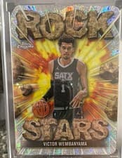2025-26 Topps Chrome Rock Stars Victor Wembanyama #RS-2 card