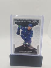 2025-26 Upper Deck Black Diamond Diamond Gallery Quinn Hughes #DG-QH card
