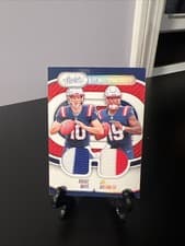 2024 Panini Absolute Team Tandem Materials Drake Maye / Joe Milton III #TTM-RC4 card