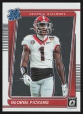 George Pickens 2022 Panini Chronicles Draft Picks Donruss Optic Rated Rookie card