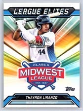 2025 Topps Pro Debut League Elites Thayron Liranzo #LE-12 card