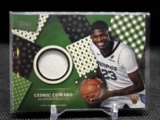 2025-26 Topps Holiday Holiday-Shaped Relics Cedric Coward #HSR-8 card