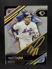 2025 Topps Diamond Icons Black PolychromatINK Autographs Mike Piazza #BPA-MP card