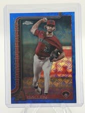 2025 Topps Chrome Logofractor Edition Base Set Zac Gallen #4 card