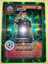 Rodri 2023 Topps Merlin UEFA Merlin's Gamers card