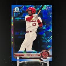 Jordan Walker 2022 Bowman Chrome Prospects card