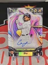 2025 Topps Inception Rookie & Emerging Stars Autographs Chandler Simpson #RESA-CSI card