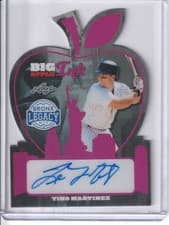 2025 Leaf Bronx Legacy Big Apple Ink Tino Martinez #BI-TM1 card