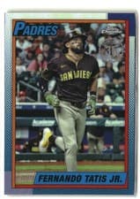2025 Topps Chrome Update 1990 Topps Chrome Fernando Tatis Jr. #90CU-9 card