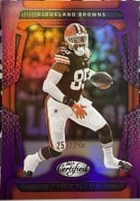 2025 Panini Certified Base Set David Njoku #25 card