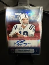 2025 Topps Signature Class Signature Classics Peyton Manning #SC-PM card