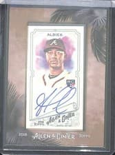 Ozzie Albies 2018 Topps Allen & Ginter Framed Mini Autographs card