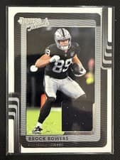Brock Bowers 2025 Donruss Donruss Threads card