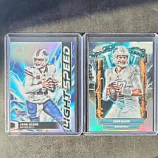 2025 Topps Cosmic Chrome Light Speed Josh Allen #LS-3 card