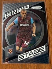 Tomas Soucek 2023 Panini Prizm Premier League Center Stage card