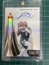 2024-25 Panini Select In Flight Signatures Damian Lillard #IFS-LIL card