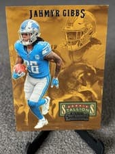 Jahmyr Gibbs 2023 Panini Contenders Rookie Stallions card