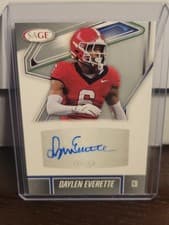 2026 SAGE Football Autographs Daylen Everette #A-DE card