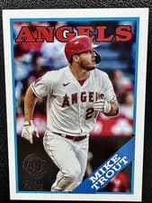Mike Trout 2023 Topps Update 1988 card