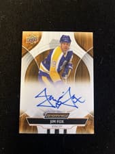 2024-25 Upper Deck Engrained Icons Autos Jim Fox #CA-JF card