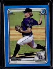Case Williams 2020 Bowman Draft 1st Edition card