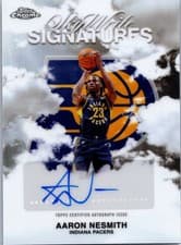 2025-26 Topps Chrome Sky Write Signatures Aaron Nesmith #SWS-AN card