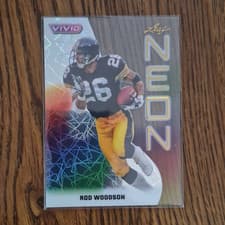 2025 Leaf Vivid Neon Rod Woodson #NB-41 card