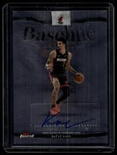 2025-26 Finest Baseline Autographs Kel'el Ware #BA-KW card