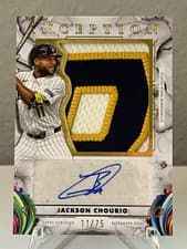 2025 Topps Inception Inception Autograph Jumbo Patch Jackson Chourio #IAJP-JC