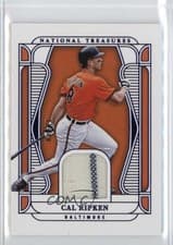 2025 Panini National Treasures Material Treasures Cal Ripken #16 card