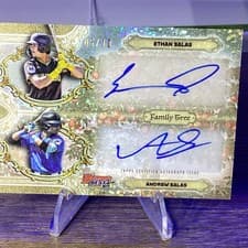 2025 Bowman's Best Family Tree Dual Autographs Andrew Salas/Ethan Salas #FDA-SA card