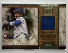 2025 Topps Museum Collection Meaningful Material Relics Sammy Sosa #MMR-SSO card