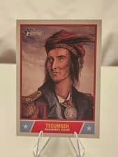 2025 Topps Heritage Notable Americans Tecumseh #NS-80 card