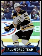 2025-26 Upper Deck All-World Team David Pastrnak #AWT-4 card