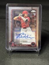 2025 Topps Chrome Update Rookie Debut Autographs Bryce Teodosio #CRDA-BT card