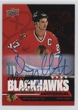 2025-26 Upper Deck Chicago Blackhawks Centennial Red Hot Autos Darryl Sutter #31 card