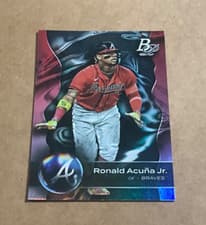 Ronald Acuna Jr. 2023 Bowman Platinum card