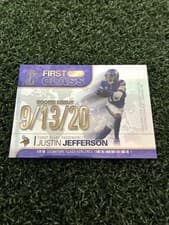 Justin Jefferson 2025 Topps Signature Class First Class card