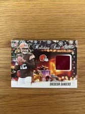 2025 Panini Absolute Holiday Suit Shedeur Sanders #HS-SSS card