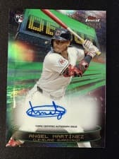 2025 Finest Debut Autographs Angel Martínez #DAV-AM card