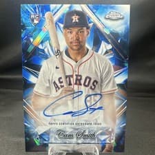 2025 Topps Chrome Update Sapphire Sapphire Selections Autographs Cam Smith #SSA-CAM card