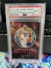 2025-26 Topps Cosmic Chrome Planetary Pursuit Mercury Luka Dončić #PPM-7 card