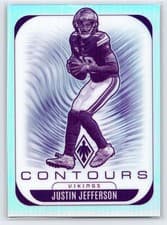 2025 Panini Phoenix Contours Justin Jefferson #21 card