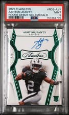 2025 Panini Flawless Rookie Debut Signatures Ashton Jeanty #5 card