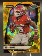 2025 Panini Prizm Draft Picks Base Set Deion Burks #163 card