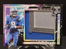 2025 Panini Impeccable ImPatchable Veterans Jameson Williams #9 card