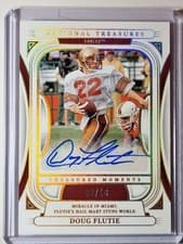 2025 Panini National Treasures Collegiate Treasured Moments Signatures Doug Flutie #9 card