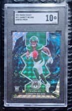 Garrett Wilson 2022 Panini Mosaic card